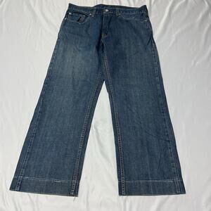 Levi 559 Jeans Denim Cotton Cut Off 34x34 Measures 36 x 28.5 Shortened